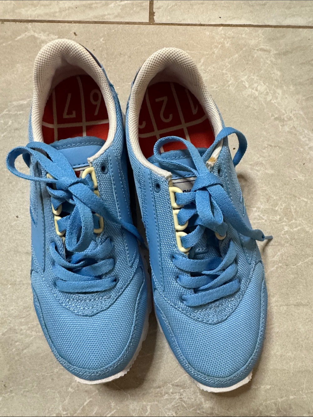 Brooks Kids Sky Blue Lace-Up Sneakers